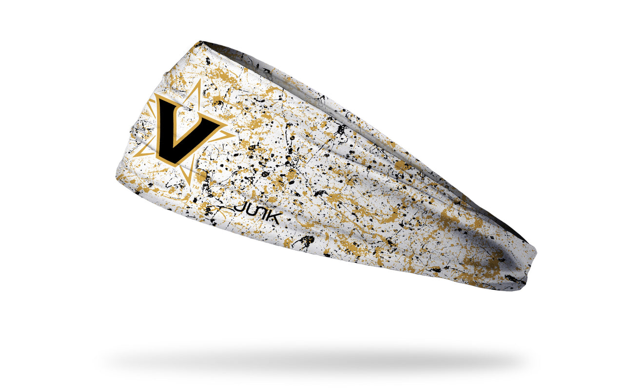 Vanderbilt University: Splatter White Big Bang Lite Headband