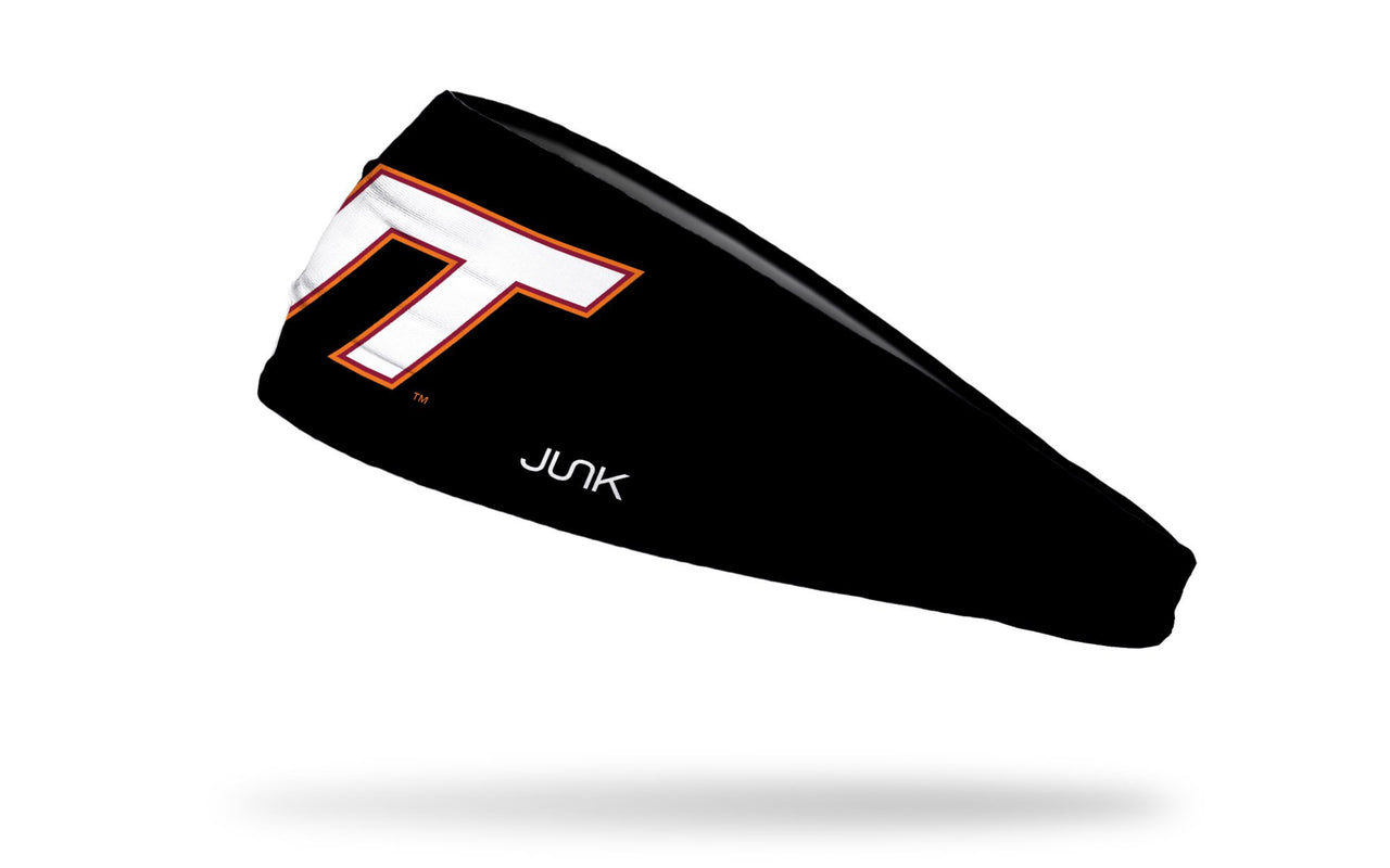 Virginia Tech: Logo Black Headband