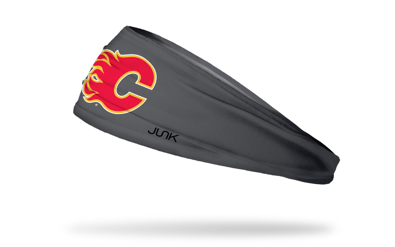 Calgary Flames: Logo Gray Big Bang Lite Headband
