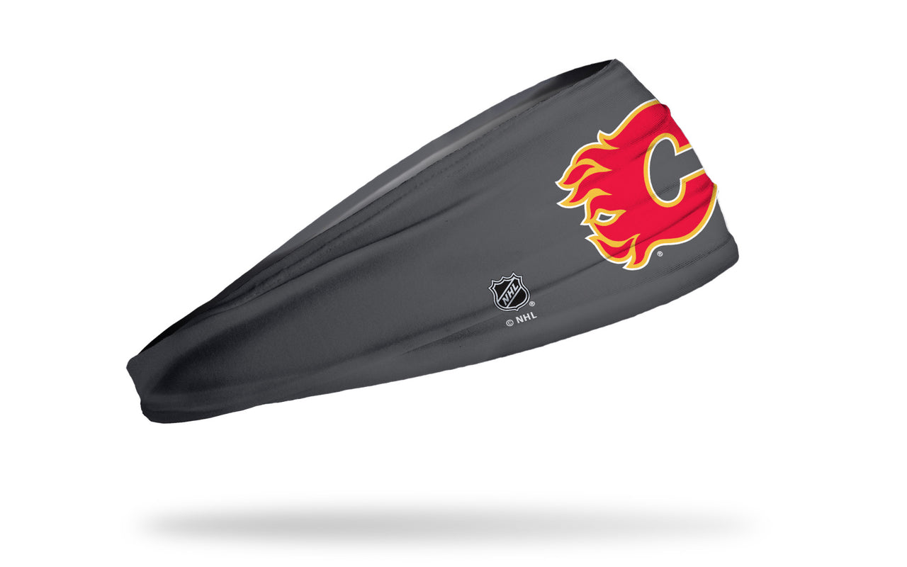 Calgary Flames: Logo Gray Big Bang Lite Headband