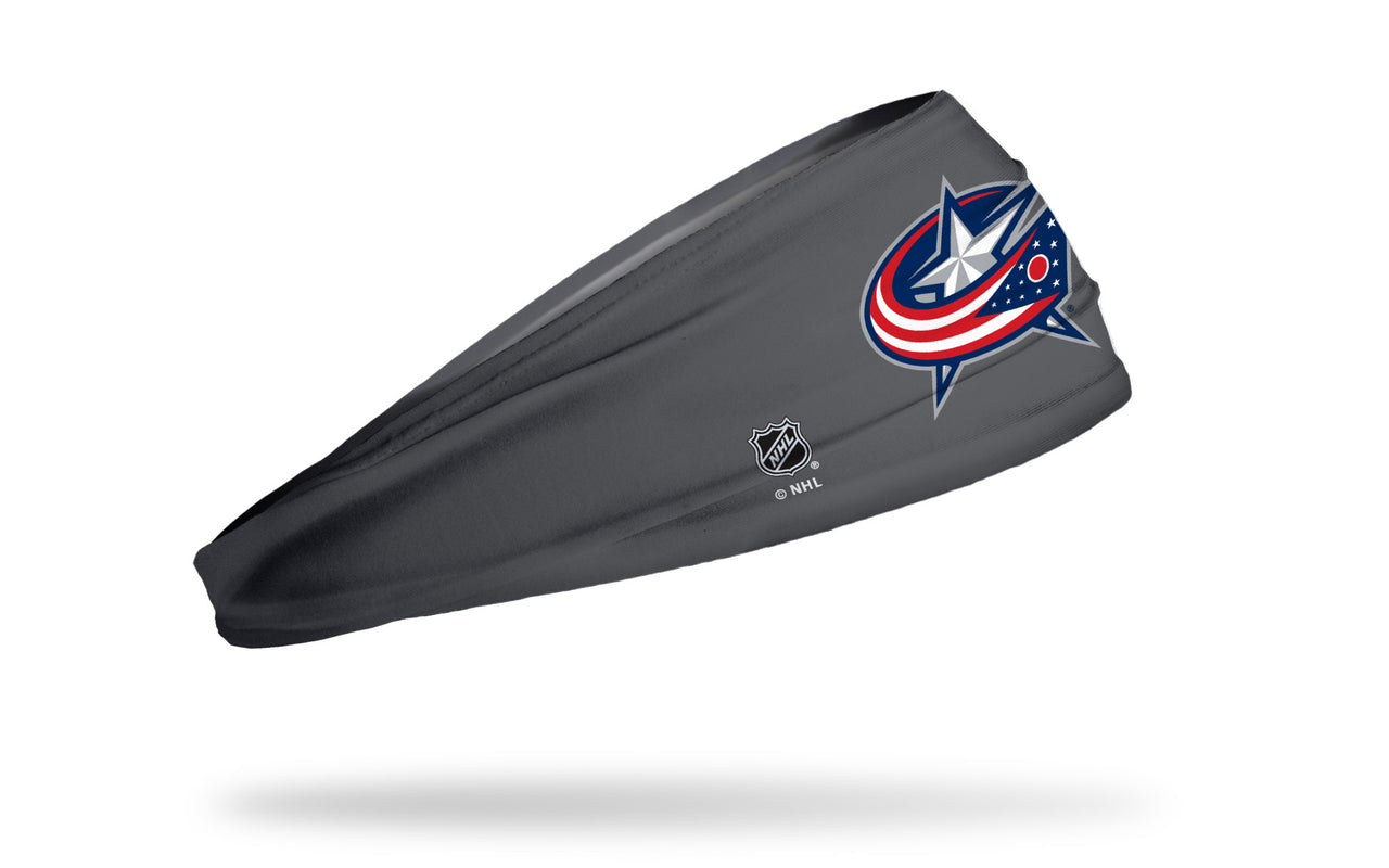 Columbus Blue Jackets: Logo Gray Big Bang Lite Headband