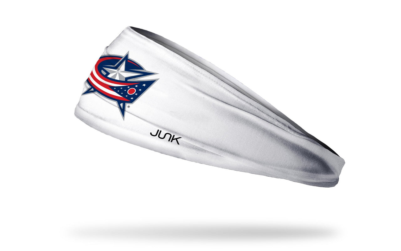Columbus Blue Jackets: Logo White Big Bang Lite Headband