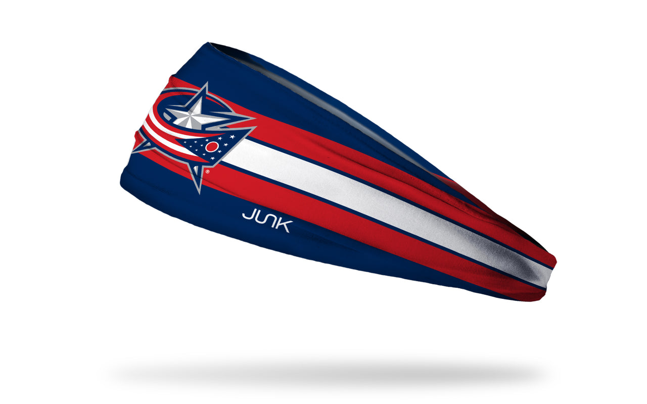 Columbus Blue Jackets: Stripe Big Bang Lite Headband