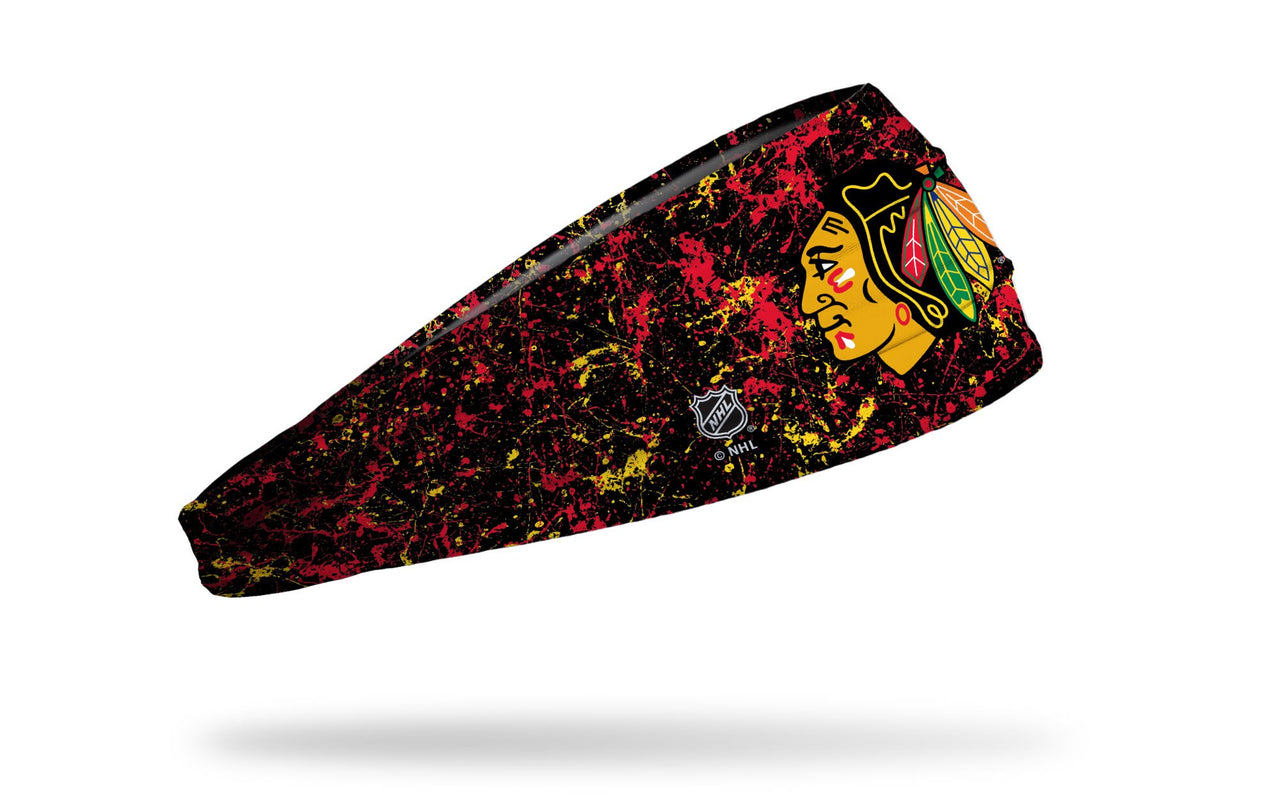 Chicago Blackhawks: Splatter Headband