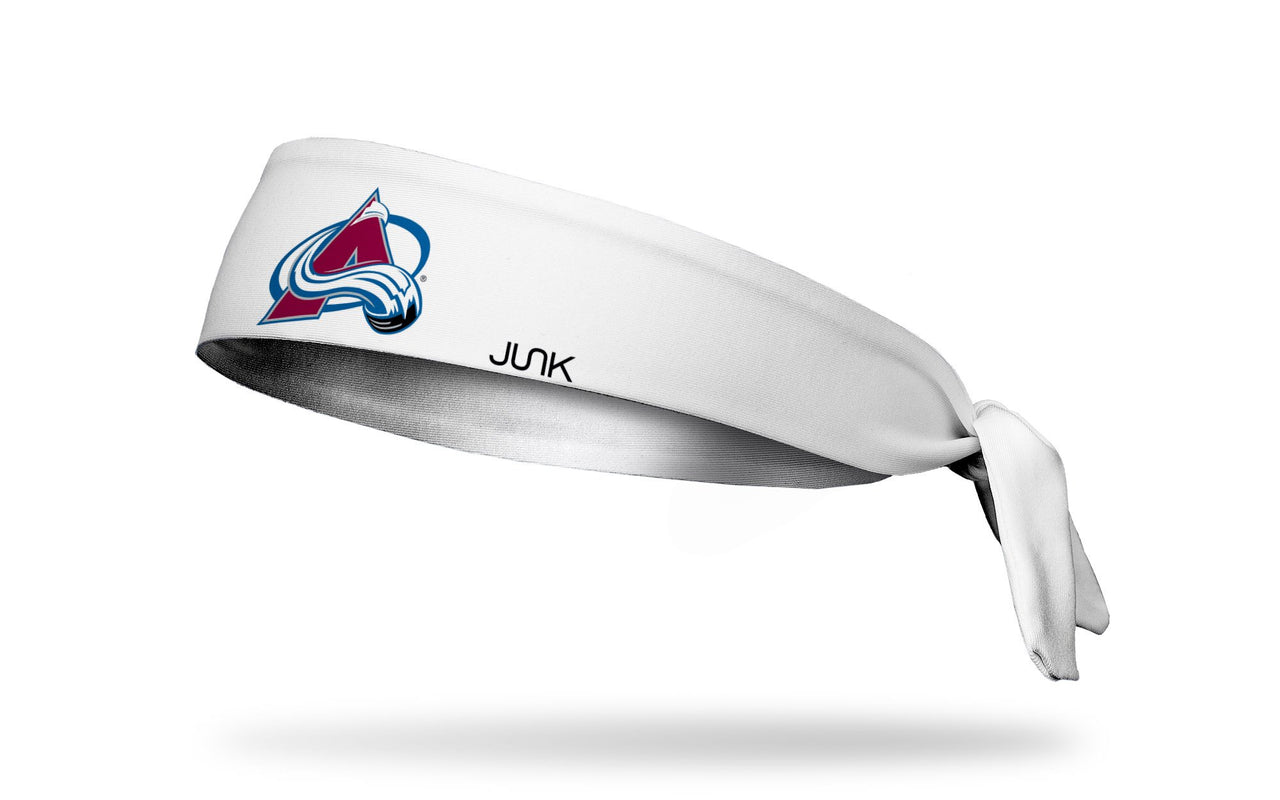 Colorado Avalanche: Logo White Tie Headband