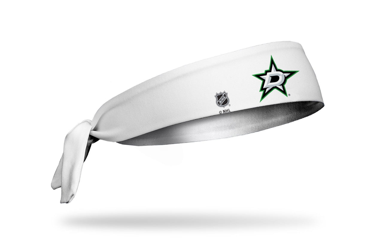 Dallas Stars: Logo White Flex Tie Headband