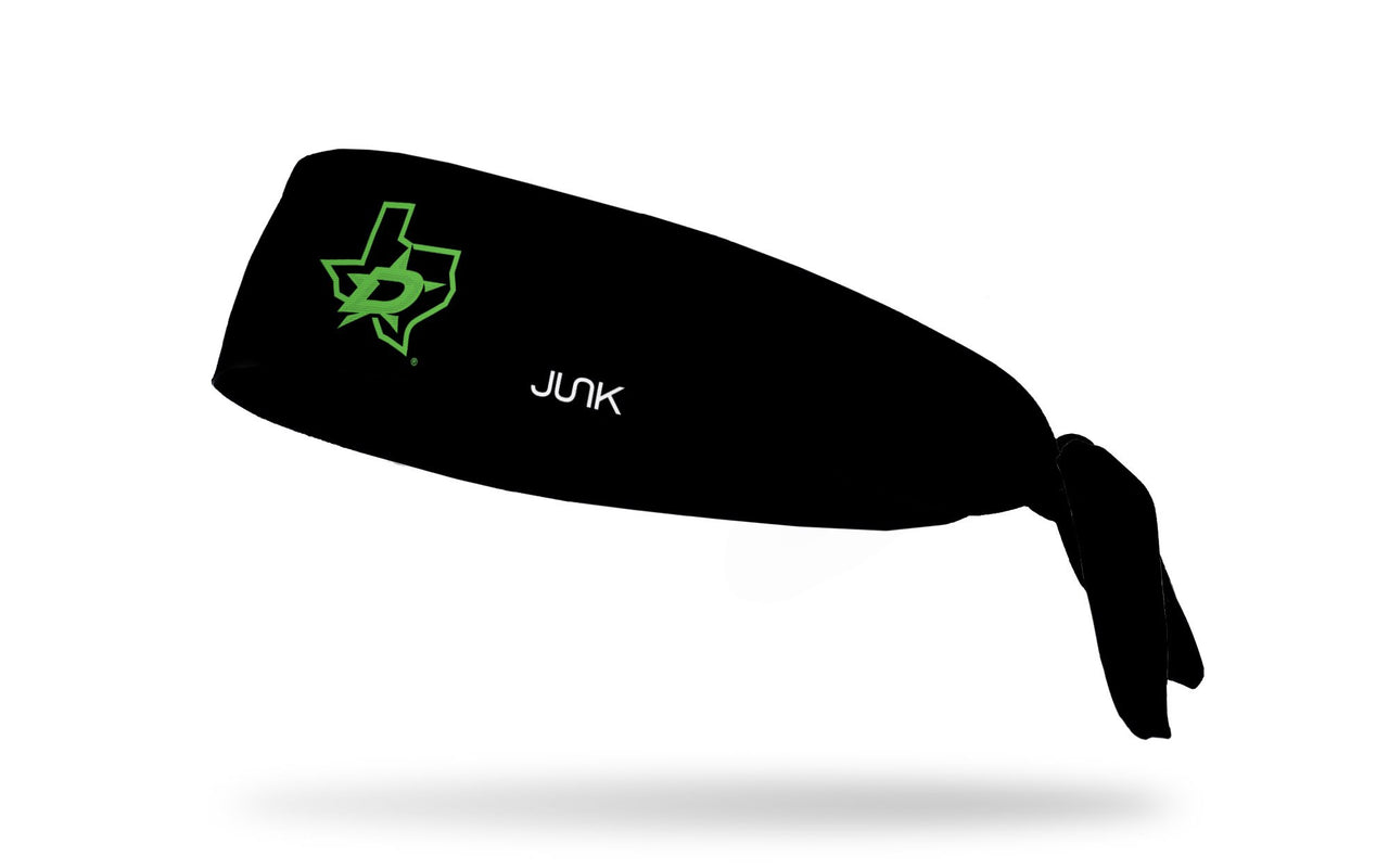 Dallas Stars: State Logo Black Flex Tie Headband