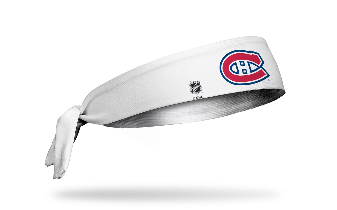 Montreal Canadiens: Logo White Flex Tie Headband