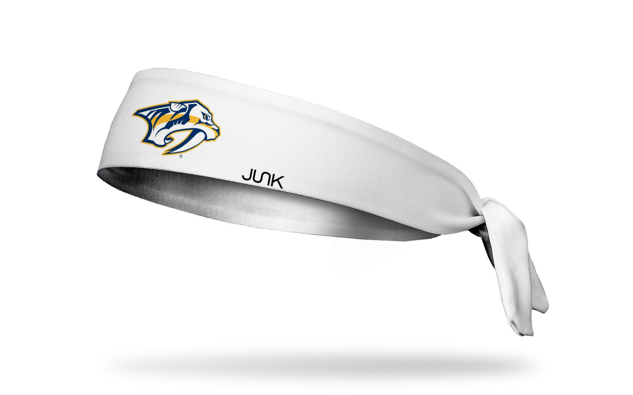 Nashville Predators: Logo White Tie Headband