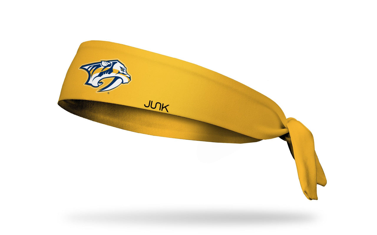 Nashville Predators: Logo Yellow Flex Tie Headband