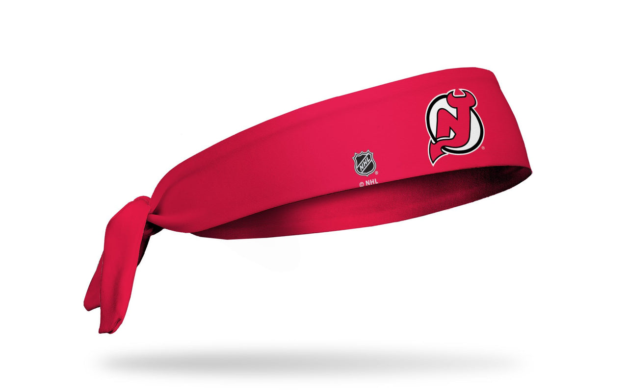 New Jersey Devils: Logo Red Flex Tie Headband
