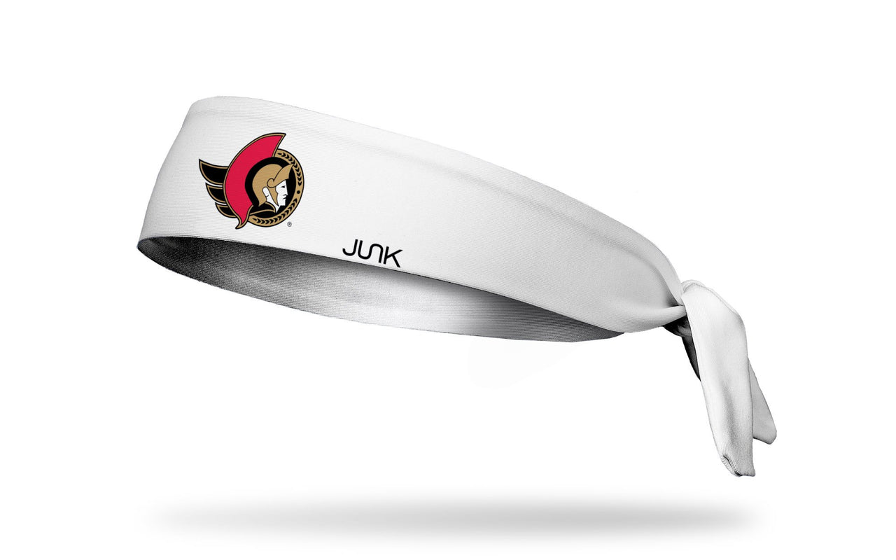 Ottawa Senators: Logo White Flex Tie Headband