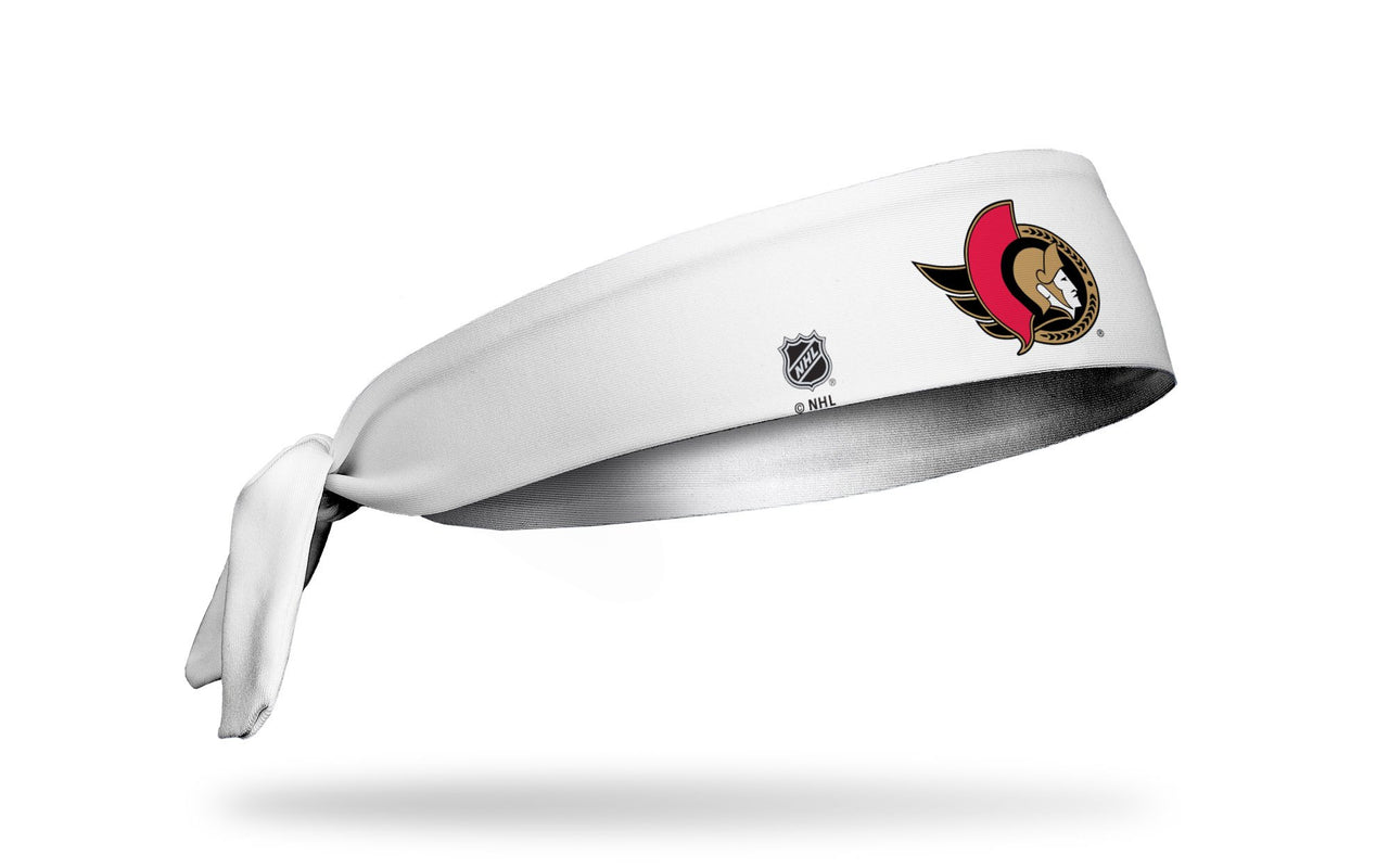 Ottawa Senators: Logo White Flex Tie Headband