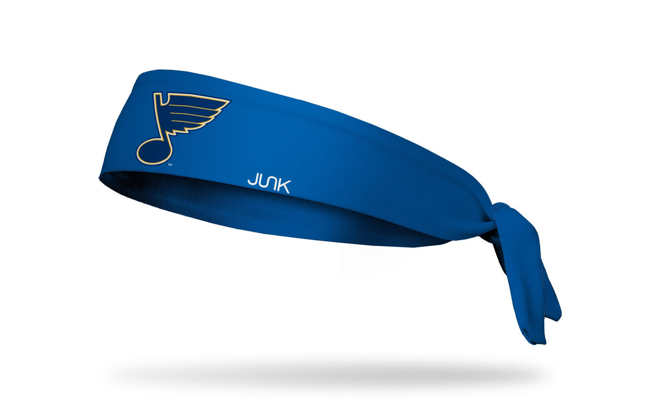 St. Louis Blues: Navy Logo Flex Tie Headband