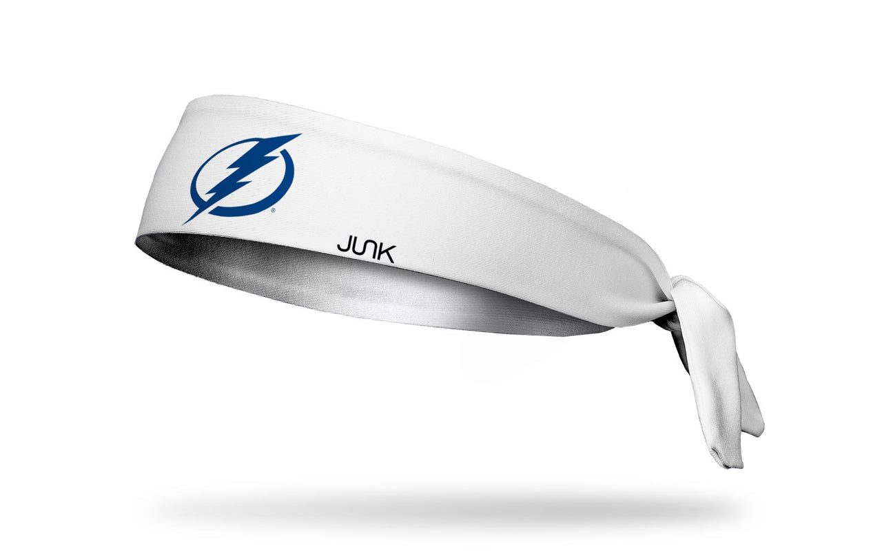 Tampa Bay Lightning: Logo White Flex Tie Headband