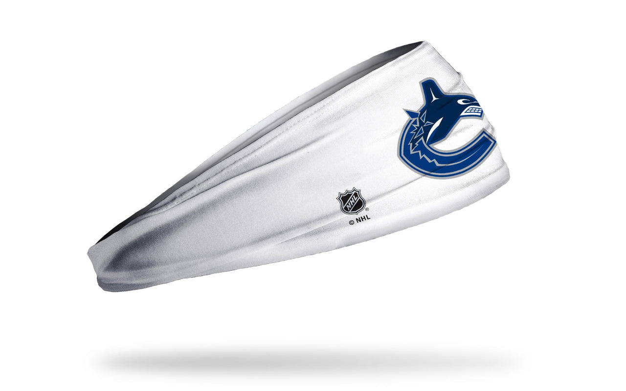 Vancouver Canucks: Logo White Headband