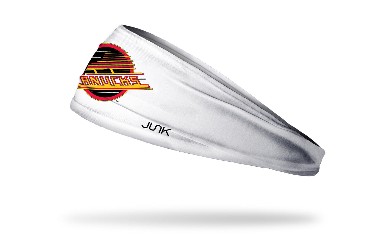 Vancouver Canucks: Vintage White Big Bang Lite Headband