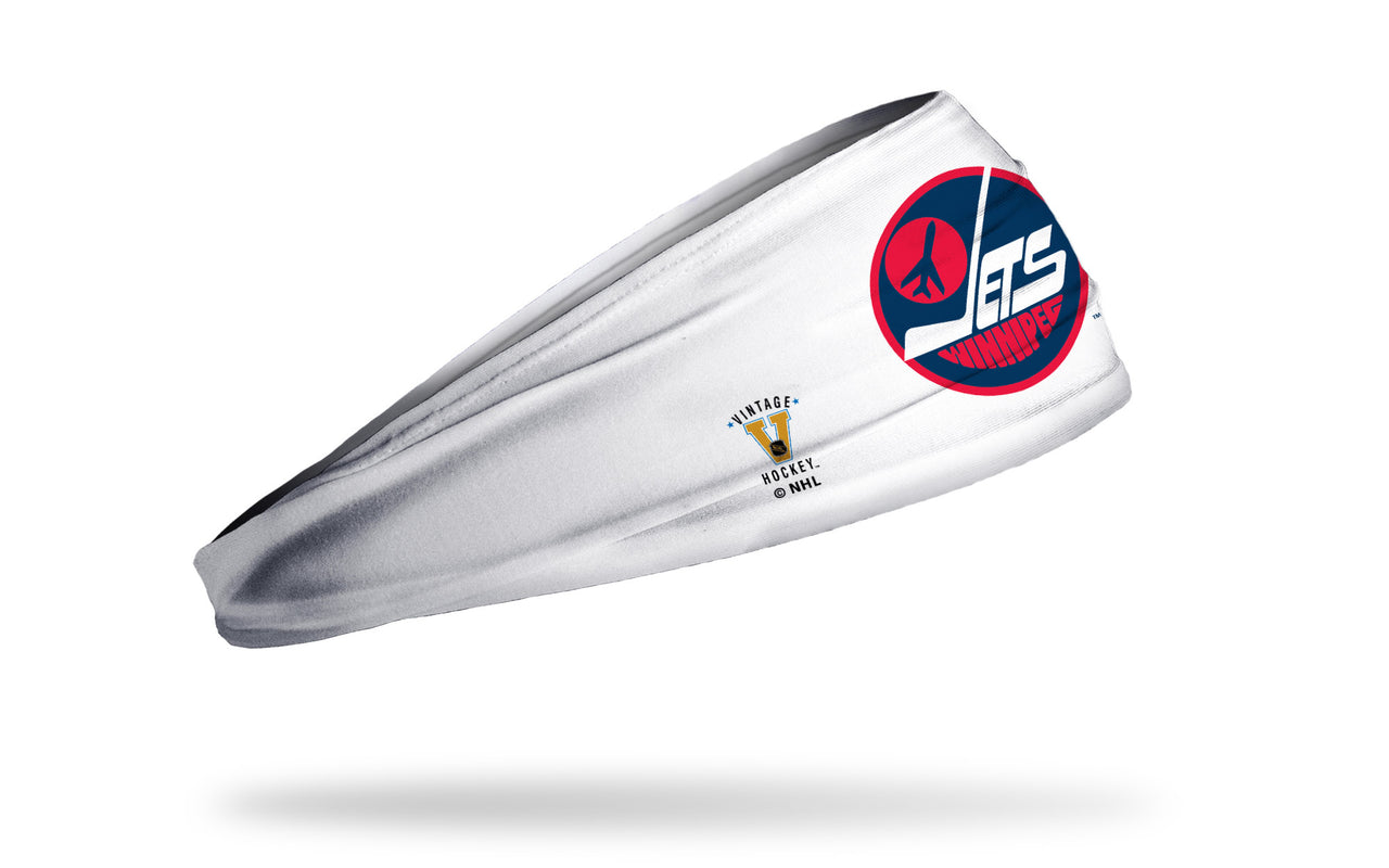 Winnipeg Jets: Vintage White Big Bang Lite Headband