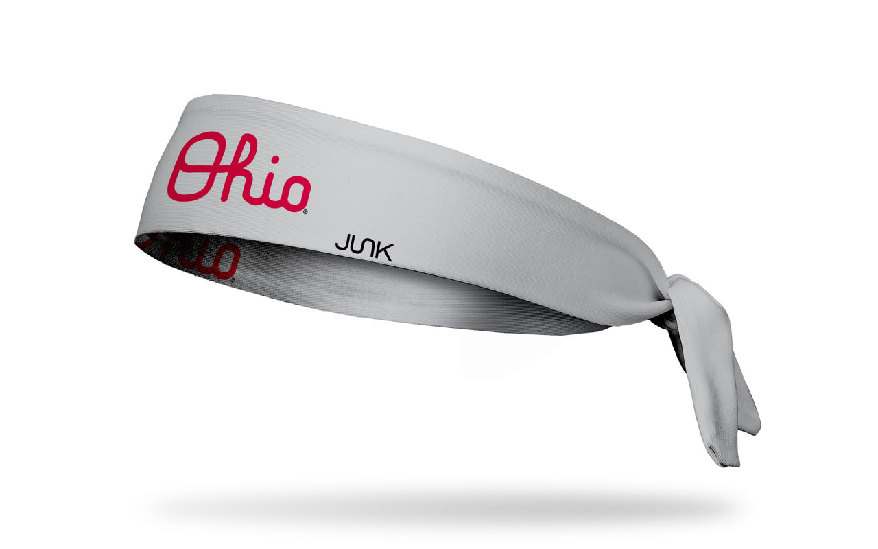 Ohio State: Script Ohio Gray Tie Headband