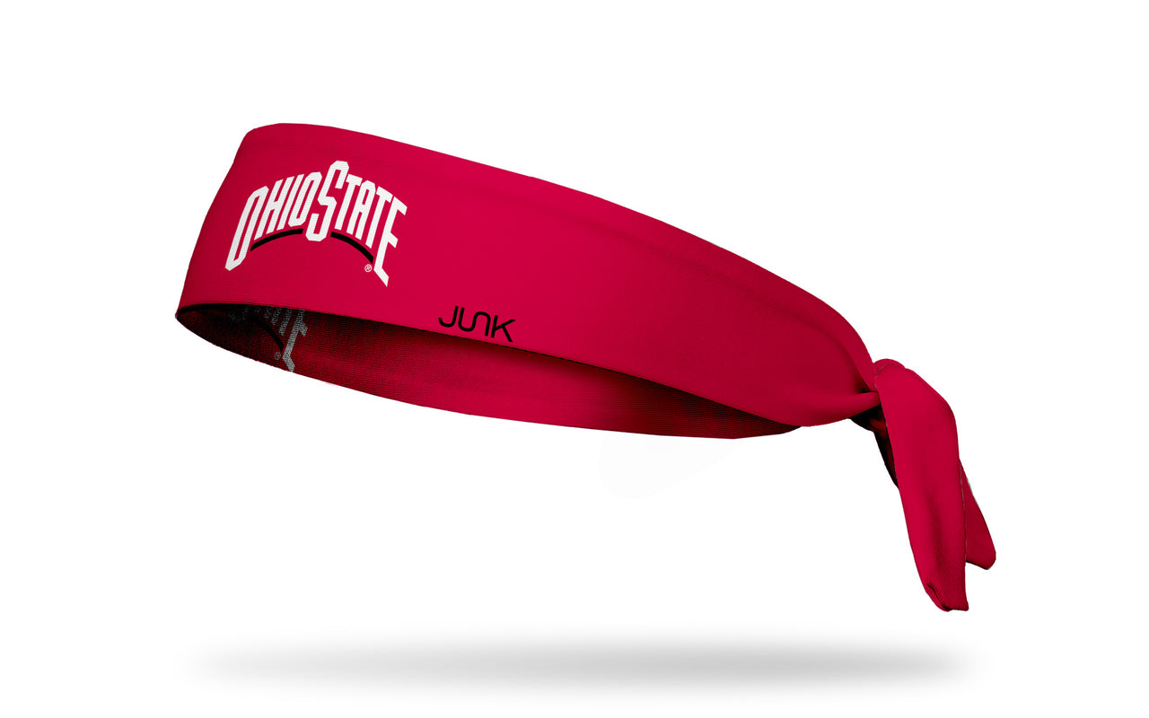 Ohio State: Wordmark Scarlet Tie Headband
