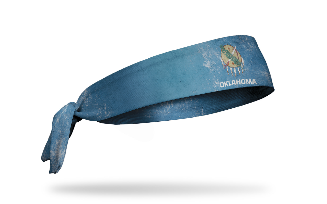 Oklahoma Flag - Grunge Tie Headband