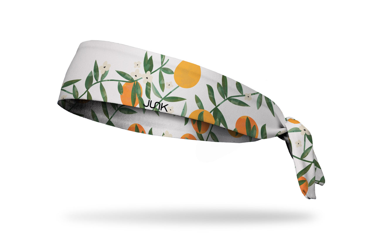 Orange Blossom Tie Headband