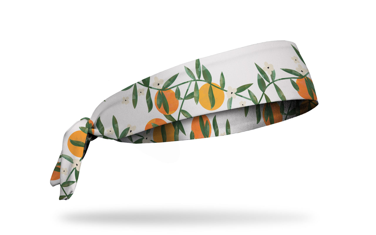 Orange Blossom Tie Headband