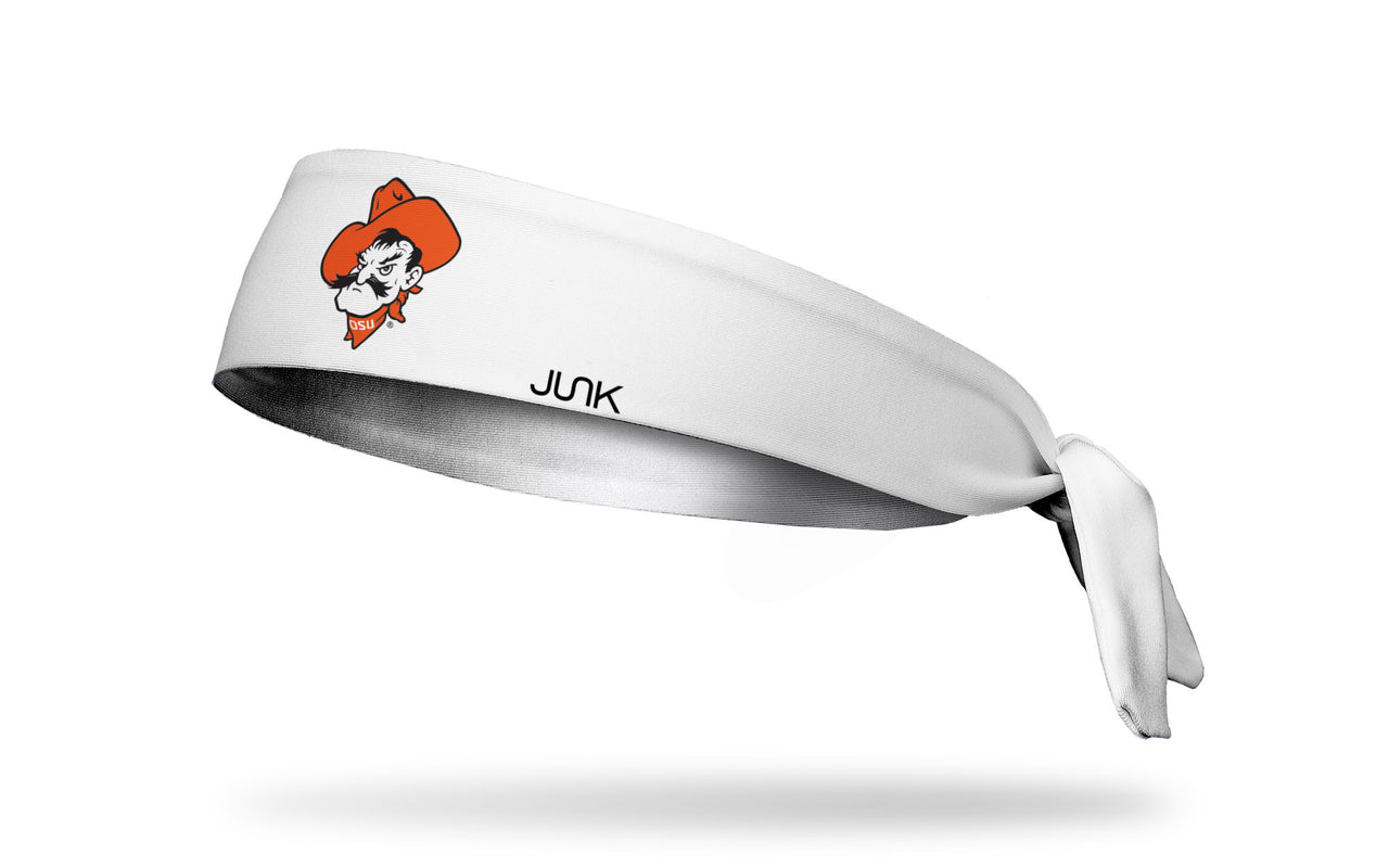 Oklahoma State University: Pistol Pete White Tie Headband