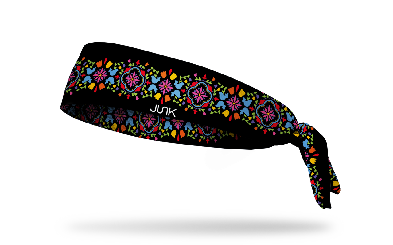 Papel Picado Tie Headband