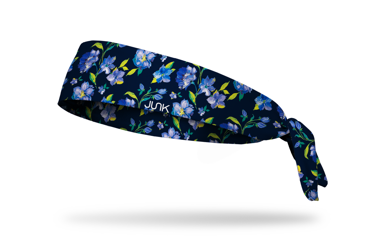 Periwinkle Petals Flex Tie Headband