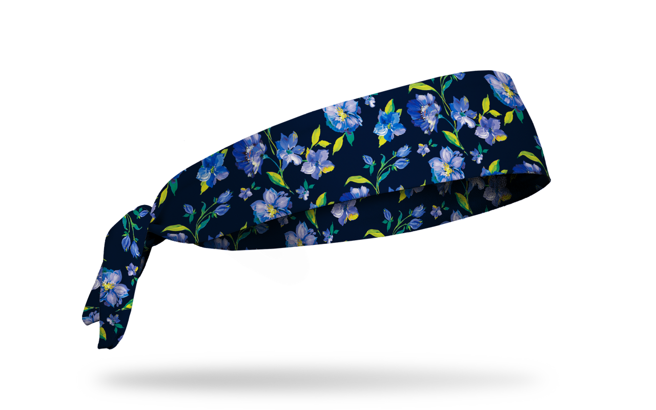 Periwinkle Petals Flex Tie Headband