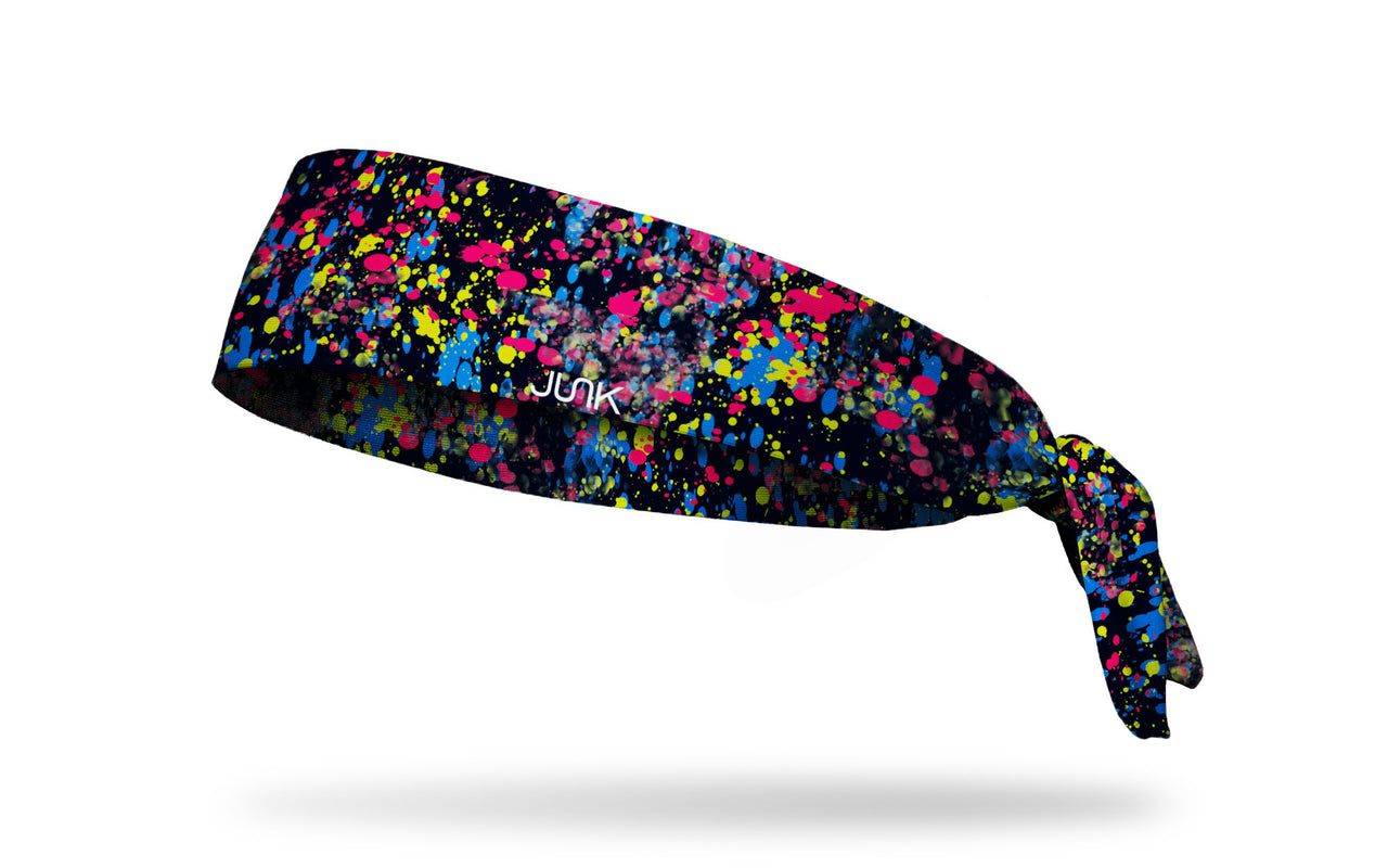 Popping Paint Flex Tie Headband