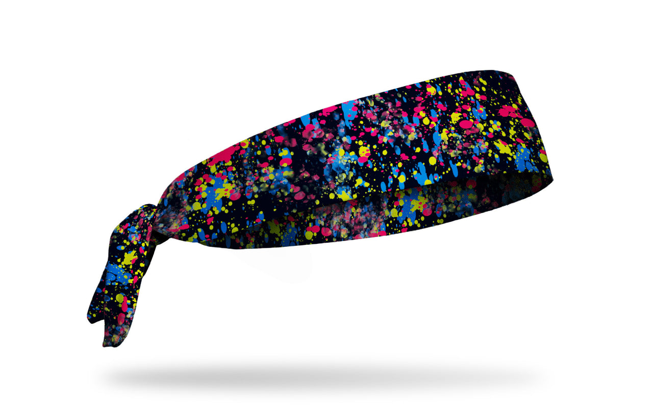 Popping Paint Flex Tie Headband