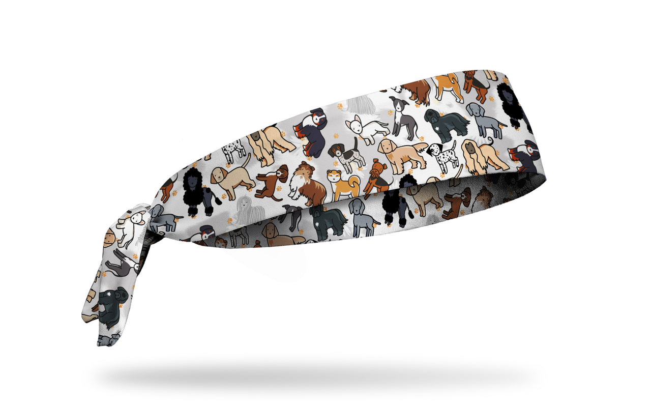 Puppy Pandemonium Tie Headband