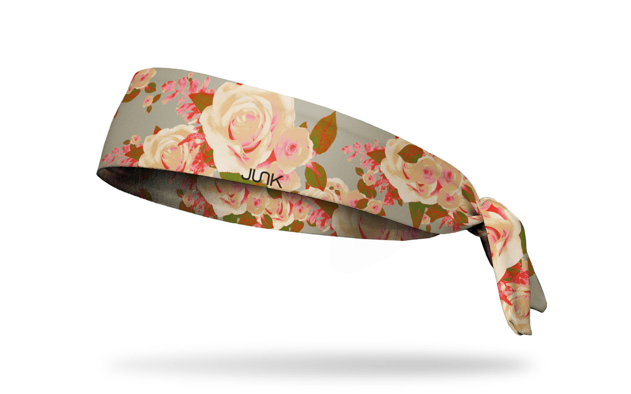 Radiant Roses Tie Headband