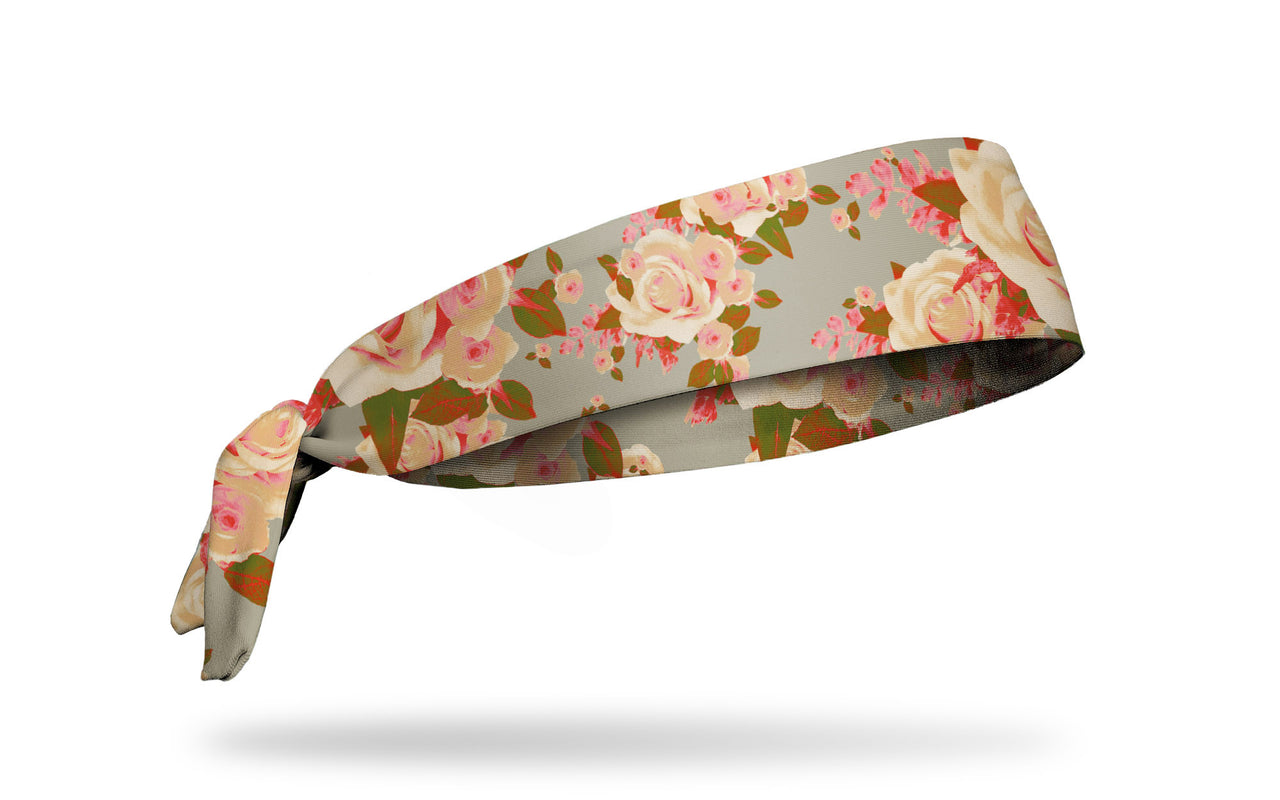 Radiant Roses Tie Headband
