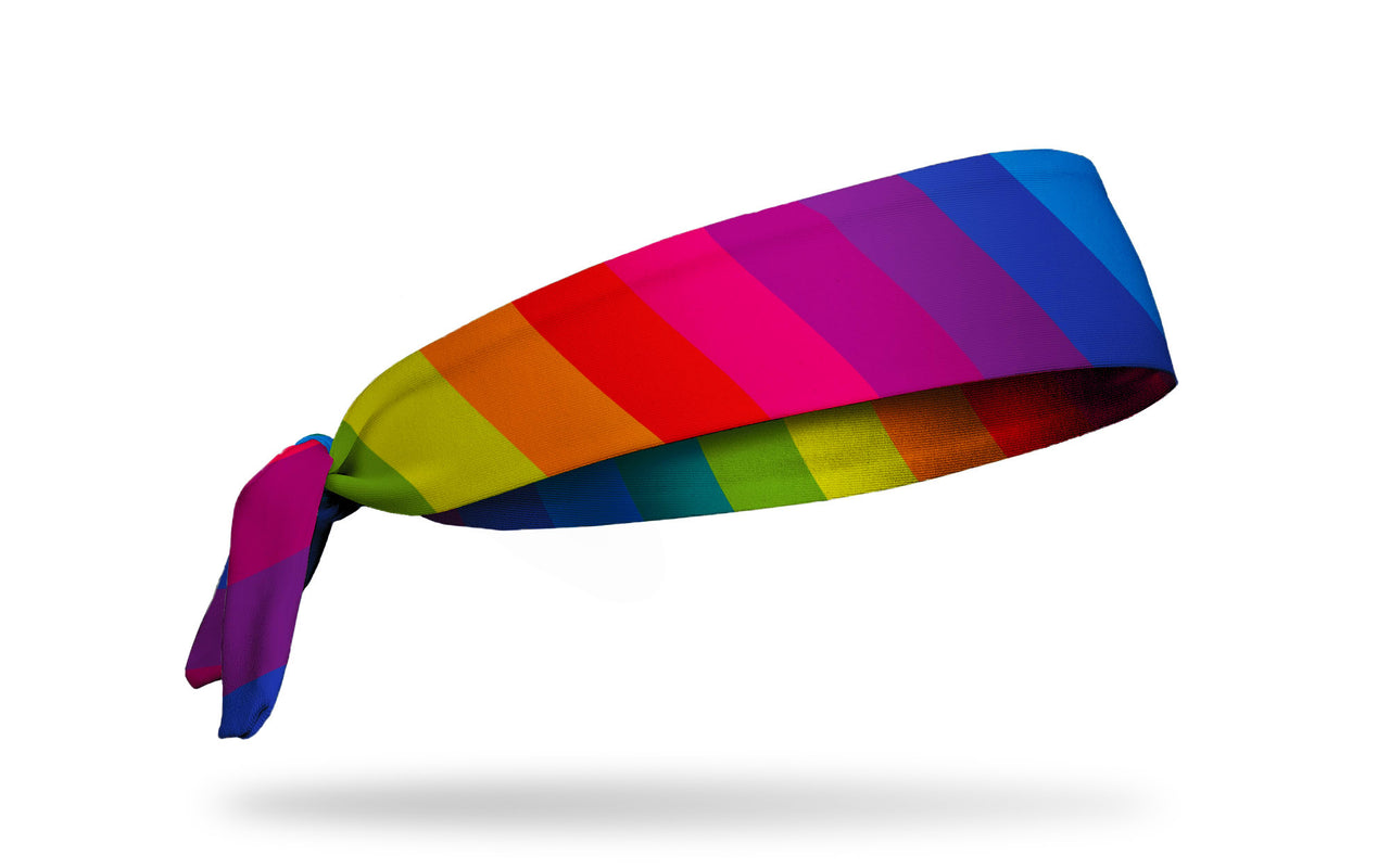 Rainbow 80s Apollo Tie Headband