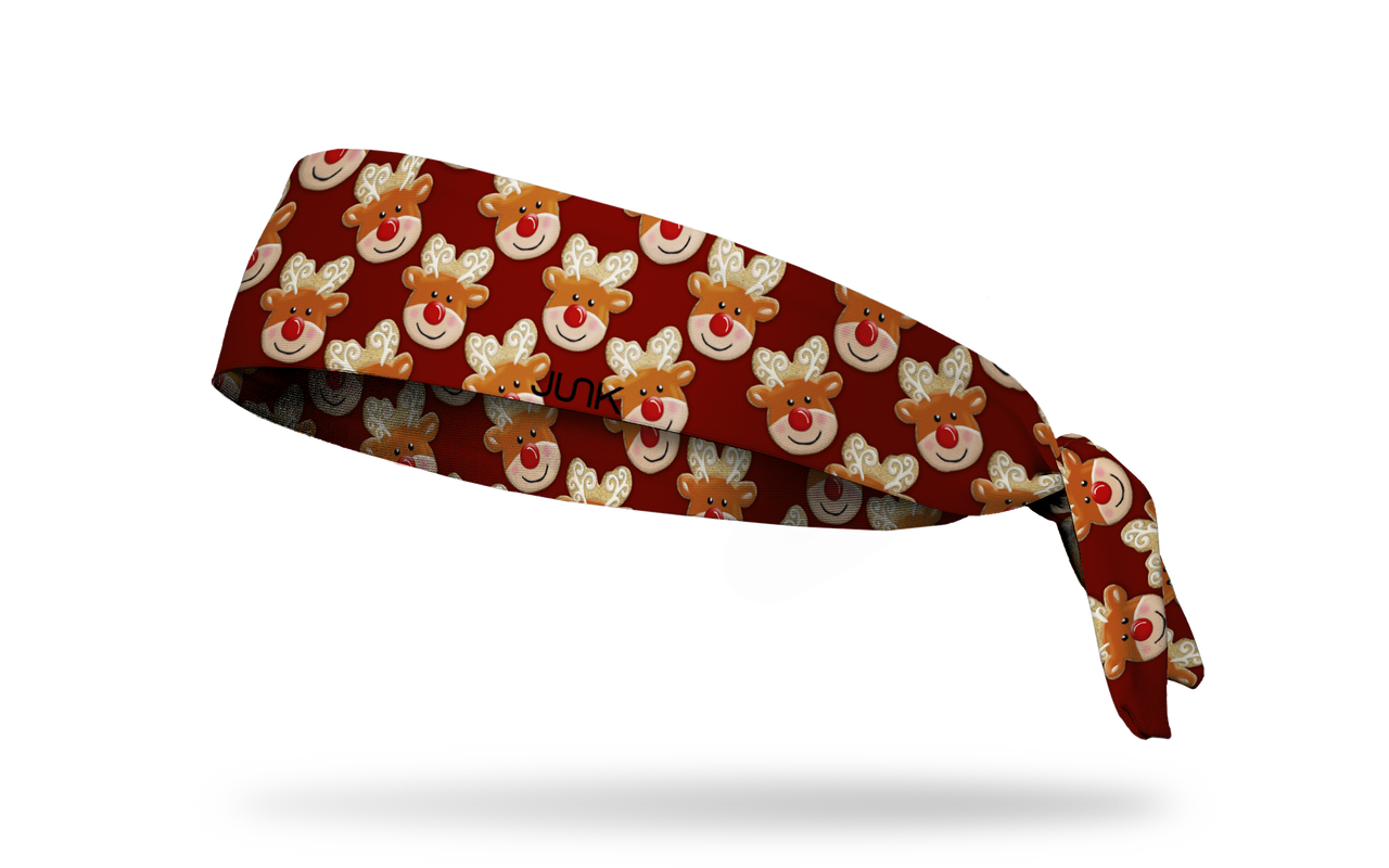 Reindeer Snacks Tie Headband