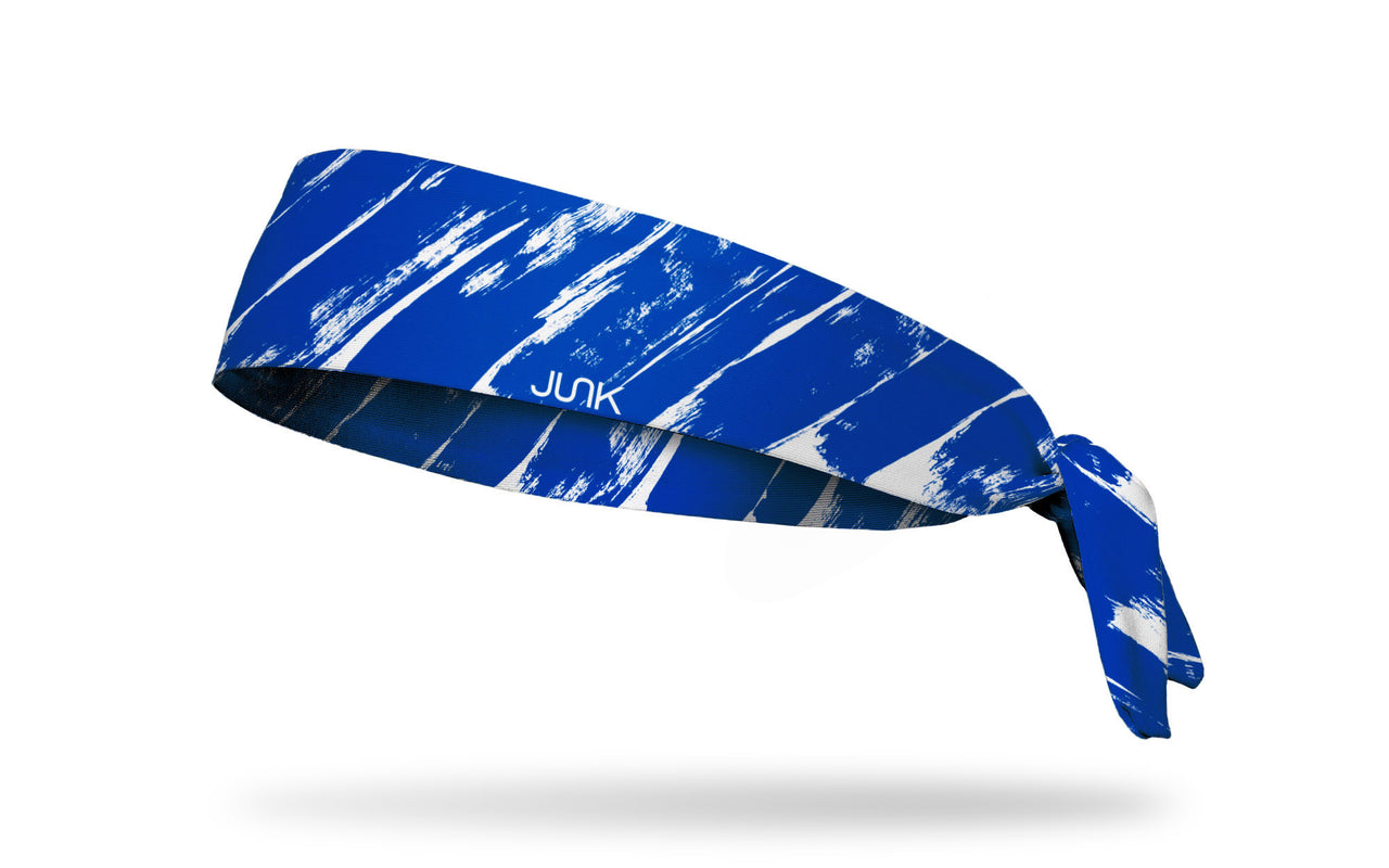 Sapphire Slash Flex Tie Headband