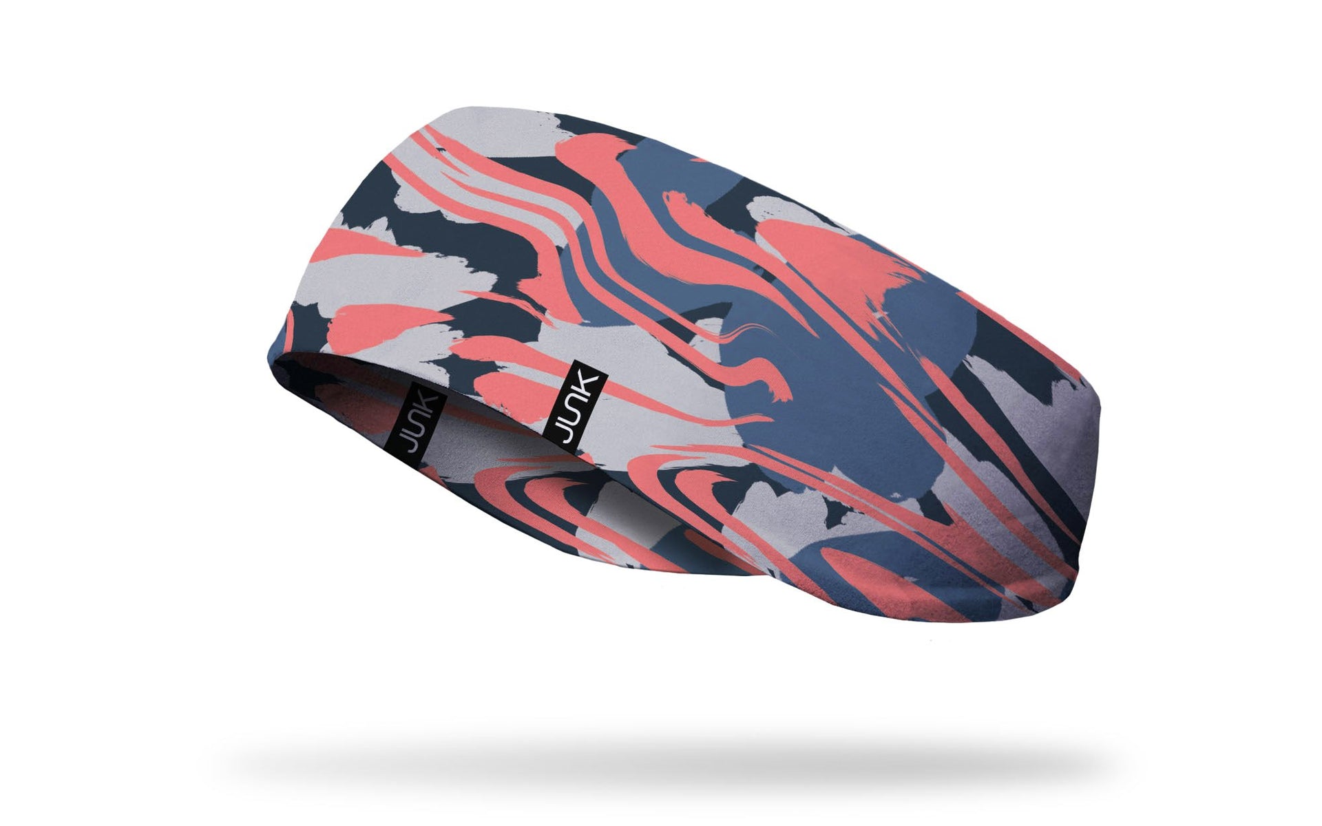 grey blue and pink watercolor painting design ear warmer