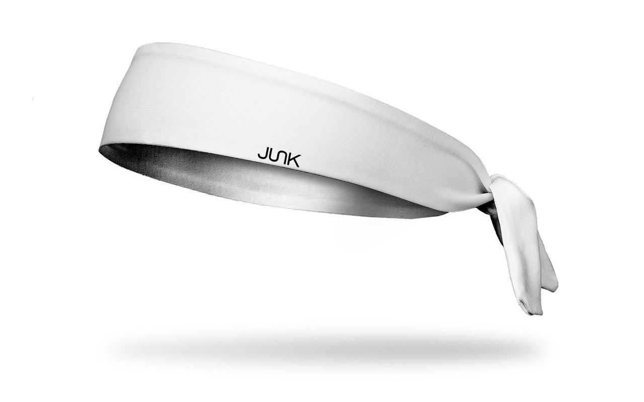 Super Chill White Flex Tie Headband