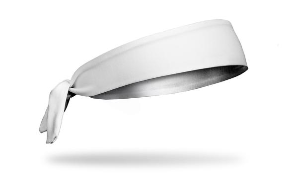 Super Chill White Flex Tie Headband