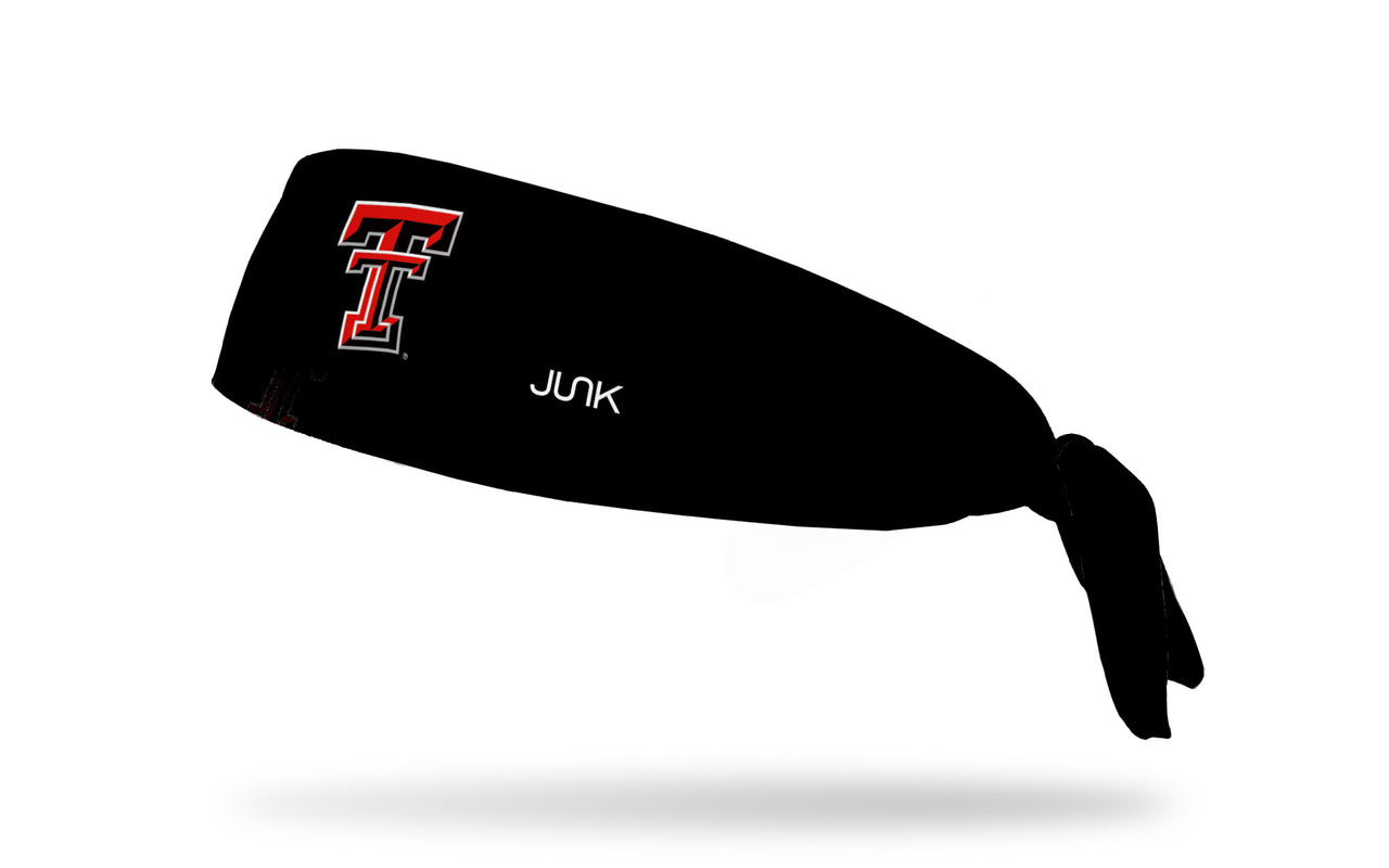 Texas Tech University: Logo Black Tie Headband