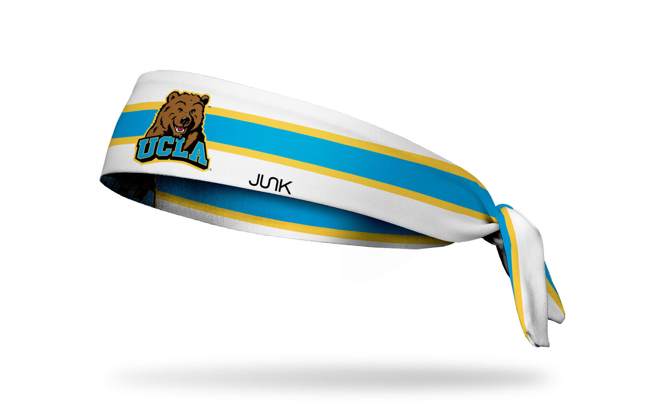 UCLA: Bear Stripes Tie Headband