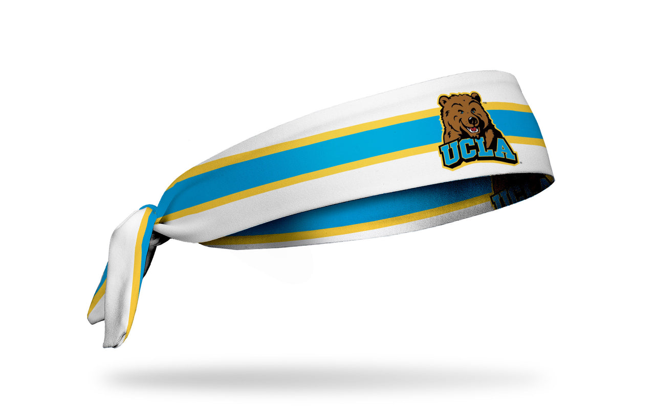 UCLA: Bear Stripes Tie Headband