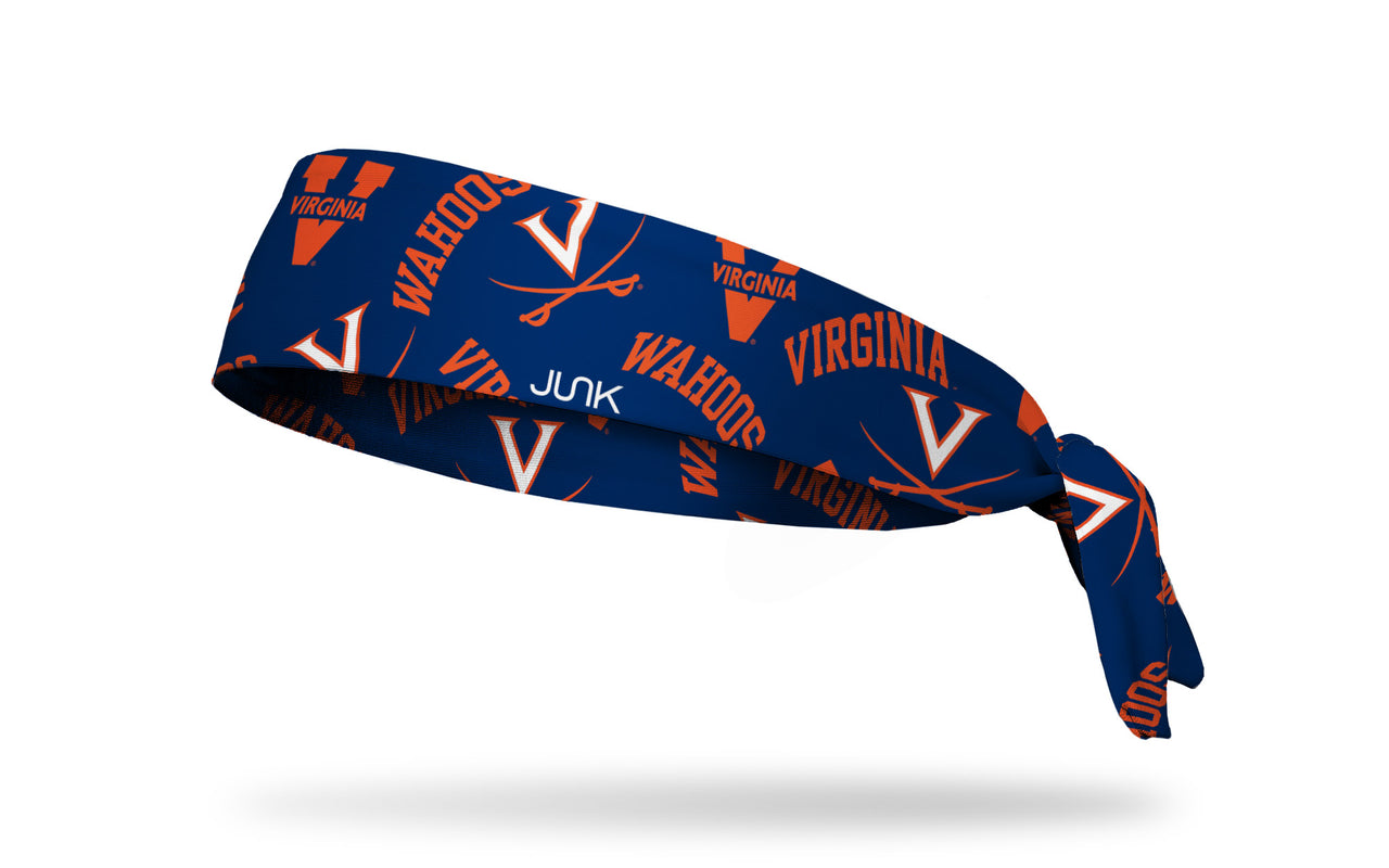 University of Virginia: Overload Navy Tie Headband