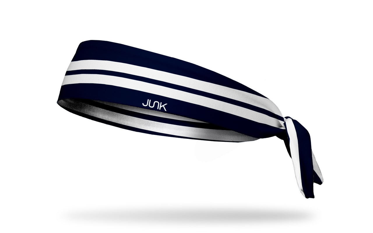 Varsity Stripe (Navy) Tie Headband