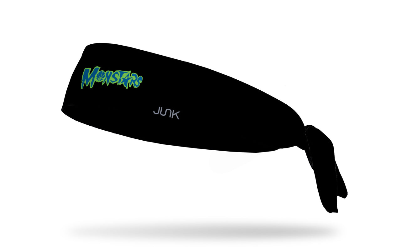 black headband with Space Jam Monstars logo in full color