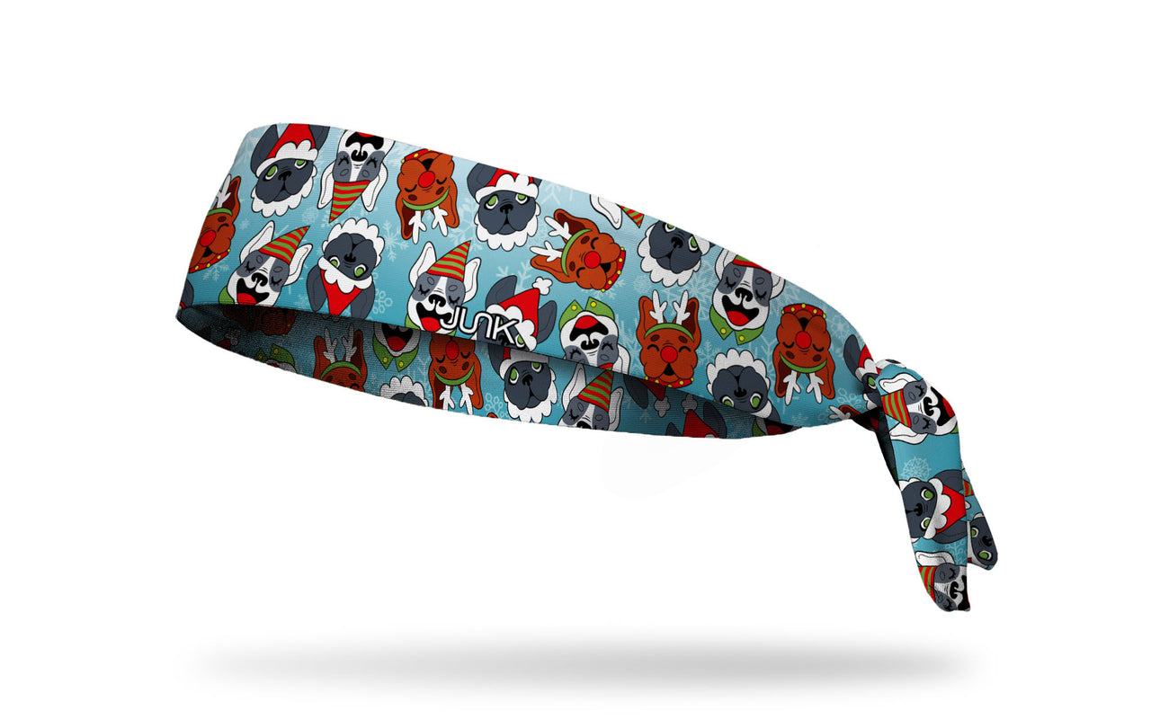 Yule Dogs Tie Headband