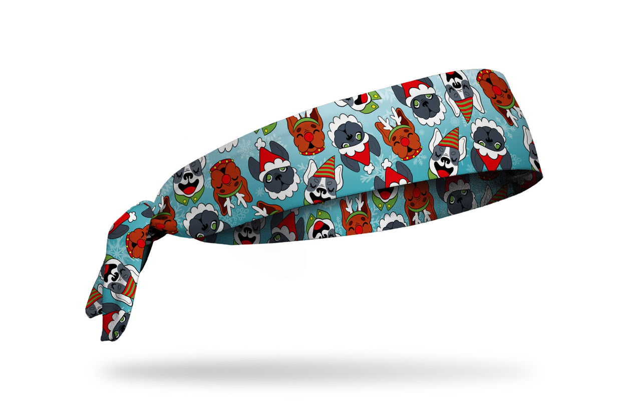Yule Dogs Tie Headband